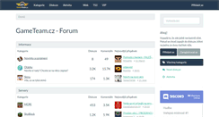 Desktop Screenshot of forum.gameteam.cz